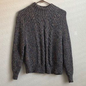 Time & Tru Womens Shaker Long Sleeve Knit Sweater